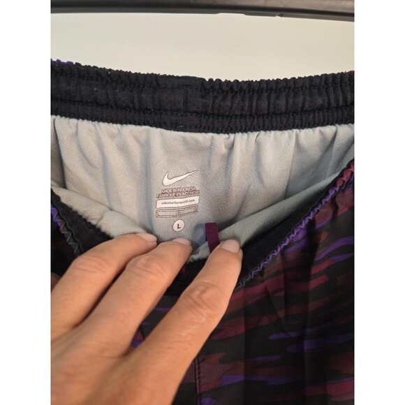Nike Dri Fit Tempo Running Shorts Multicolor Camo L - Picture 6 of 6